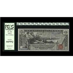 Fr. 224 $1 1896 Silver Certificate PCGS Gem New 66 PPQ. Fr. 224 $1 1896 Silver Certificate PCGS Gem 