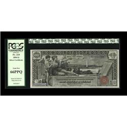 Fr. 224 $1 1896 Silver Certificate PCGS Gem New 66PPQ. Fr. 224 $1 1896 Silver Certificate PCGS Gem N