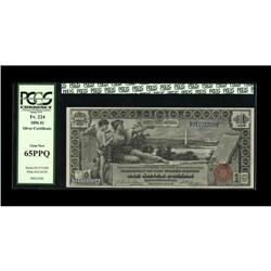 Fr. 224 $1 1896 Silver Certificate PCGS Gem New 65PPQ. Fr. 224 $1 1896 Silver Certificate PCGS Gem N