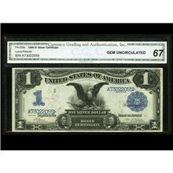 Fr. 226a $1 1899 Silver Certificate CGA Gem 67 Fr. 226a $1 1899 Silver Certificate CGA Gem Uncircula