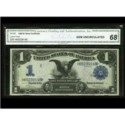 Fr. 227 $1 1899 Silver Certificate CGA Gem 68 Fr. 227 $1 1899 Silver Certificate CGA Gem Uncirculate