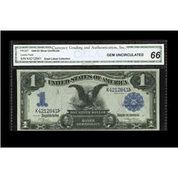 Fr. 227 $1 1899 Silver Certificate CGA Gem Uncirculated Fr. 227 $1 1899 Silver Certificate CGA Gem U