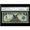 Image 1 : Fr. 227 $1 1899 Silver Certificate CGA XF 45 Fr. 227 $1 1899 Silver Certificate CGA Extremely Fine 4