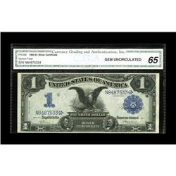 Fr. 228 $1 1899 Silver Certificate CGA Gem Uncirculated Fr. 228 $1 1899 Silver Certificate CGA Gem U