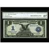Image 1 : Fr. 230 $1 1899 Silver Certificate CGA Gem 67 Fr. 230 $1 1899 Silver Certificate CGA Gem Uncirculate
