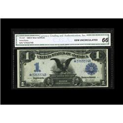 Fr. 232 $1 1899 Silver Certificate Star Note CGA Gem Un Fr. 232 $1 1899 Silver Certificate Star Note