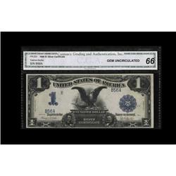 Fr. 233 $1 1899 Silver Certificate CGA Gem Uncirculated Fr. 233 $1 1899 Silver Certificate CGA Gem U