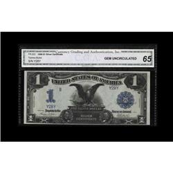 Fr. 233 $1 1899 Silver Certificate CGA Gem Uncirculated Fr. 233 $1 1899 Silver Certificate CGA Gem U