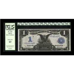 Fr. 233 $1 1899 Silver Certificate PCGS Choice New 63. Fr. 233 $1 1899 Silver Certificate PCGS Choic