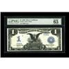 Image 1 : Fr. 235 $1 1899 Silver Certificate PMG Gem Uncirculated Fr. 235 $1 1899 Silver Certificate PMG Gem U