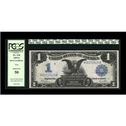 Fr. 236 $1 1899 Silver Certificate PCGS About New 50. A Fr. 236 $1 1899 Silver Certificate PCGS Abou