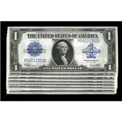 Fr. 237 $1 1923 Silver Certificates Nine Consecutive Ex Fr. 237 $1 1923 Silver Certificates Nine Con
