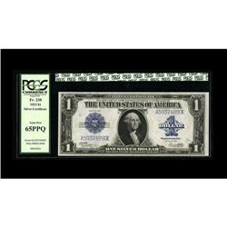 Fr. 238 $1 1923 Silver Certificates Partial Sheet Choic Fr. 238 $1 1923 Silver Certificate PCGS Gem 