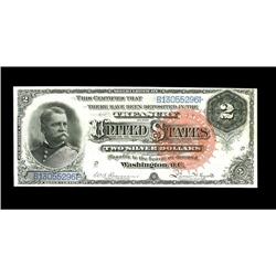 Fr. 242 $2 1886 Silver Certificate New.A beautifully or Fr. 242 $2 1886 Silver Certificate New.
