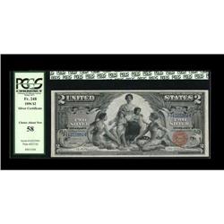 Fr. 248 $2 1896 Silver Certificate PCGS Choice About Ne Fr. 248 $2 1896 Silver Certificate PCGS Choi