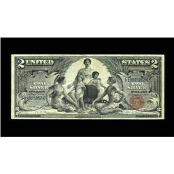 Fr. 248 $2 1896 Silver Certificate Very Fine-Extremely Fr. 248 $2 1896 Silver Certificate Very Fine-
