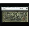 Image 1 : Fr. 269 $5 1896 Silver Certificate CGA Very Fine 25. Fr. 269 $5 1896 Silver Certificate CGA Very Fin