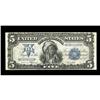Image 1 : Fr. 281 $5 1899 Silver Certificate Fine. Though wet at Fr. 281 $5 1899 Silver Certificate Fine.
