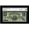 Image 1 : Fr. 304 $10 1908 Silver Certificate CGA Very Fine 35. A Fr. 304 $10 1908 Silver Certificate CGA Very