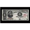 Image 1 : Fr. 350 $1 1891 Treasury Note Very Fine. Slightly soft Fr. 350 $1 1891 Treasury Note Very Fine.