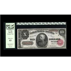 Fr. 368 $10 1890 Treasury Note PCGS Choice New 63. This Fr. 368 $10 1890 Treasury Note PCGS Choice N