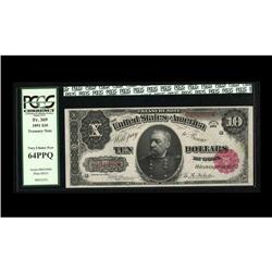 Fr. 369 $10 1891 Treasury Note PCGS Very Choice New 64P Fr. 369 $10 1891 Treasury Note PCGS Very Cho