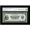 Image 1 : Fr. 713 $1 1918 Federal Reserve Bank Note CGA Gem Uncir Fr. 713 $1 1918 Federal Reserve Bank Note CG