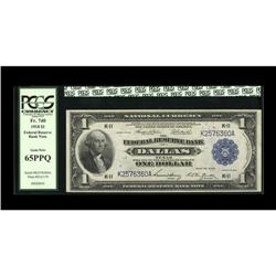 Fr. 740 $1 1918 Federal Reserve Bank Note PCGS Gem New Fr. 740 $1 1918 Federal Reserve Bank Note PCG