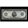 Image 1 : Fr. 854 $5 1914 Federal Reserve Star Note Very Fine-Ext Fr. 854 $5 1914 Federal Reserve Star Note Ve
