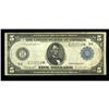 Image 1 : Fr. 862 $5 1914 Federal Reserve Note Star Very Fine. Th Fr. 862 $5 1914 Federal Reserve Note Star Ve