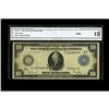 Image 1 : Fr. 913 $10 1914 Federal Reserve Note CGA Fine 15. Well Fr. 913 $10 1914 Federal Reserve Note CGA Fi