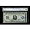 Image 1 : Fr. 971a $20 1914 Federal Reserve Note Star CGA Gem Unc Fr. 971a $20 1914 Federal Reserve Note Star 