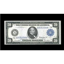 Fr. 991a $20 1914 Federal Reserve Note Extremely Fine-A Fr. 991a $20 1914 Federal Reserve Note Extre