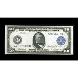 Fr. 1046 $50 1914 Federal Reserve Note Very Choice New. Fr. 1046 $50 1914 Federal Reserve Note Very 