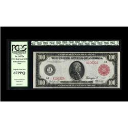 Fr. 1072a $100 1914 Red Seal Federal Reserve Note PCGS Fr. 1072a $100 1914 Red Seal Federal Reserve 