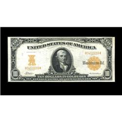 Fr. 1169 $10 1907 Gold Certificate Extremely Fine. A ni Fr. 1169 $10 1907 Gold Certificate Extremely