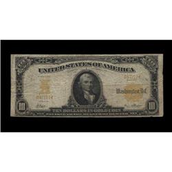 Fr. 1170 $10 1907 Gold Certificate Very Good-Fine. This Fr. 1170 $10 1907 Gold Certificate Very Good
