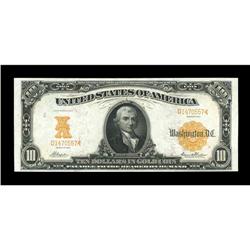 Fr. 1170a $10 1907 Gold Certificate Extremely Fine-Abou Fr. 1170a $10 1907 Gold Certificate Extremel
