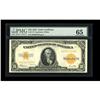 Image 1 : Fr. 1173 $10 1922 Gold Certificate PMG Gem Uncirculated Fr. 1173 $10 1922 Gold Certificate PMG Gem U