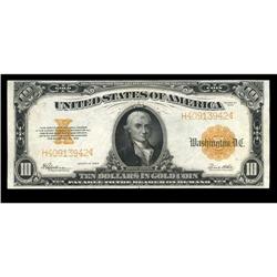 Fr. 1173 $10 1922 Gold Certificate Very Choice New. Wit Fr. 1173 $10 1922 Gold Certificate Very Choi