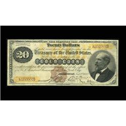 Fr. 1175a $20 1882 Gold Certificate Very Fine. Full Fr. 1175a $20 1882 Gold Certificate Very Fine.