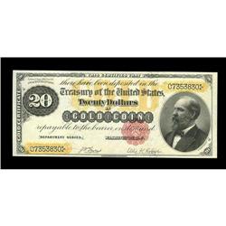 Fr. 1178 $20 1882 Gold Certificate Superb Gem New. An a Fr. 1178 $20 1882 Gold Certificate Superb Ge