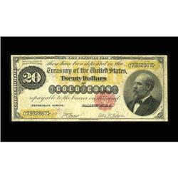 Fr. 1178 $20 1882 Gold Certificate Fine. There are Fr. 1178 $20 1882 Gold Certificate Fine.