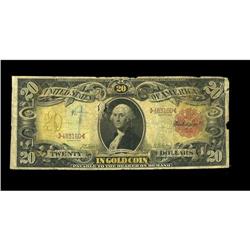 Fr. 1179 $20 1905 Gold Certificate About Good-Good. Fr. 1179 $20 1905 Gold Certificate About Good-Go