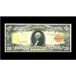 Fr. 1180 $20 1905 Gold Certificate Fine. The surfaces a Fr. 1180 $20 1905 Gold Certificate Fine.