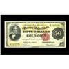 Image 1 : Fr. 1195 $50 1882 Gold Certificate Fine. There is a sma Fr. 1195 $50 1882 Gold Certificate Fine.