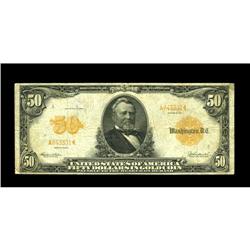 Fr. 1199 $50 1913 Gold Certificate Fine. Fr. 1199 $50 1913 Gold Certificate Fine.