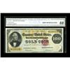 Image 1 : Fr. 1214 $100 1882 Gold Certificate CGA Gem Uncirculate Fr. 1214 $100 1882 Gold Certificate CGA Gem 