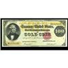 Image 1 : Fr. 1214 $100 1882 Gold Certificate Gem New. An exquisi Fr. 1214 $100 1882 Gold Certificate Gem New.