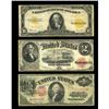 Image 1 : A Trio of Large Size Star NotesFr. 36* $1 1917 Legal Te A Trio of Large Size Star Notes
